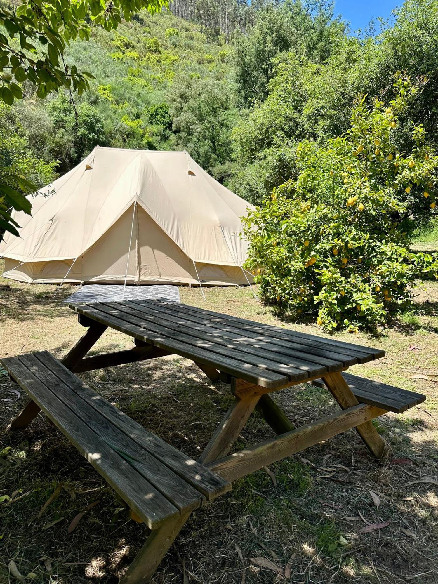 Giant Canvas Rental Tent Agro-Turismo Quinta Da Fonte ฟิเกโร โดส วิโญส ภายนอก รูปภาพ